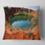 Mine de bauxite avec lac - coussin à imprimé paysage-1775765258