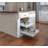 Slide-A-Shelf Made-To-Fit Slide-Out Shelf All White Finish - Full Extension Rails With Soft Closing Feature-99603721-99617903