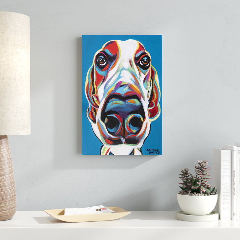 Nosy Dog I, H 18 po x l 12 po