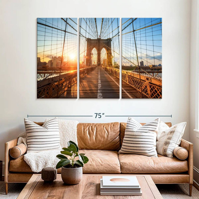 Pont de Brooklyn, Sebbie Sunlit, H 42 po x l 65 po