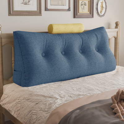 Coussin de lecture de tête de lit avec siège