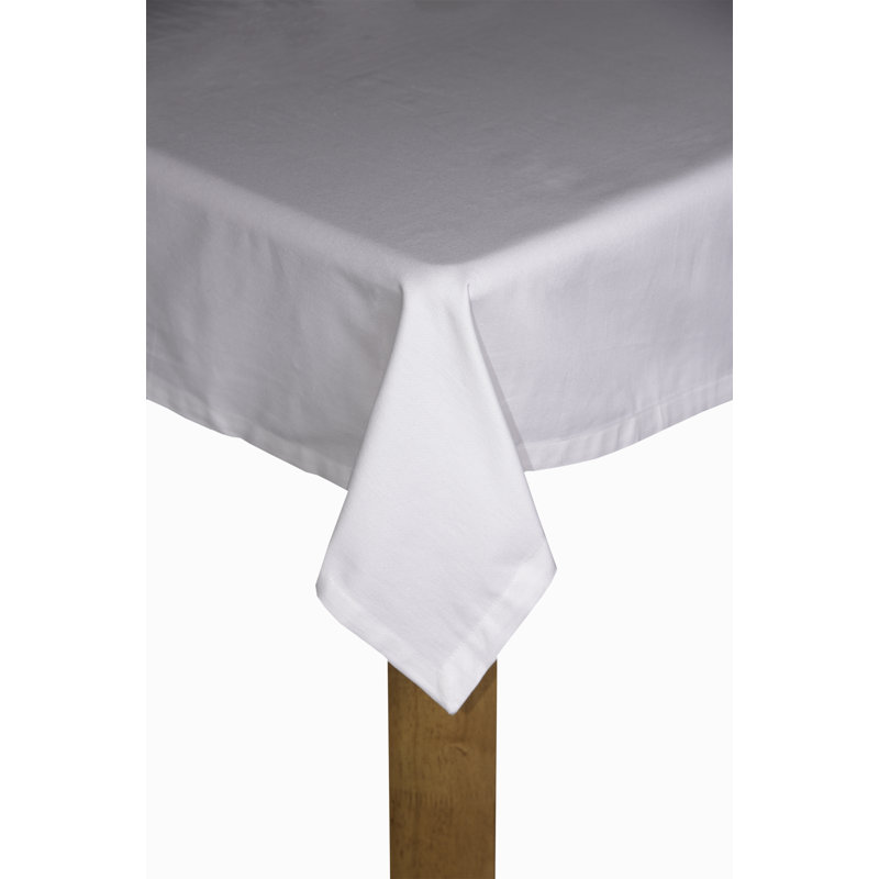 Hawkesbury Common 100% Cotton Tablecloth, 70" Round, White