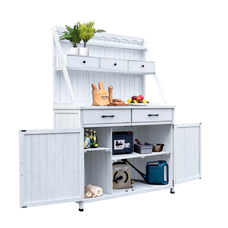 Outdoor Potting Bench Table