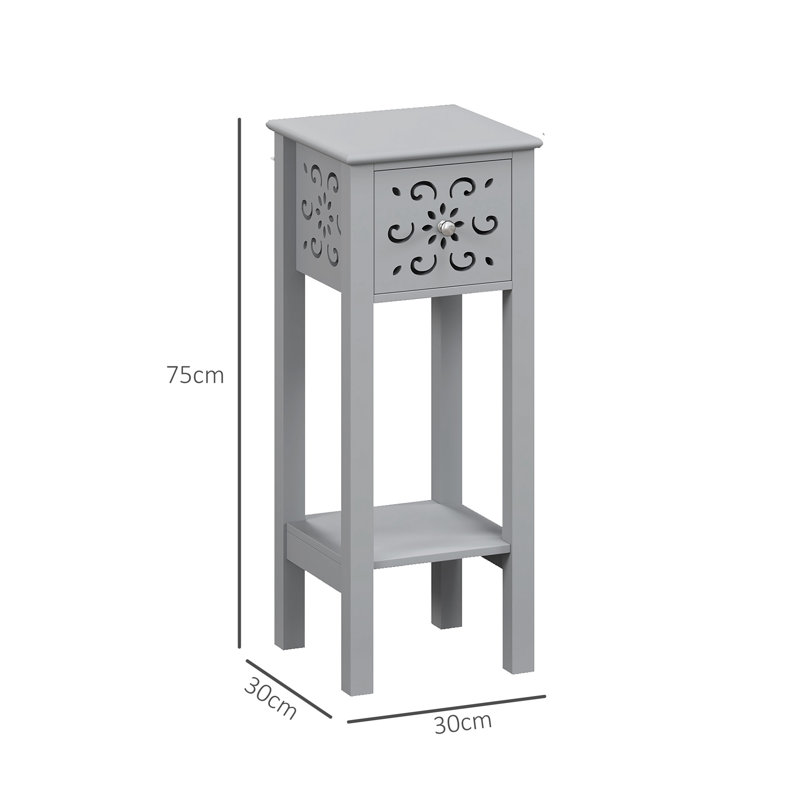 Krug Side Table Set, Grey