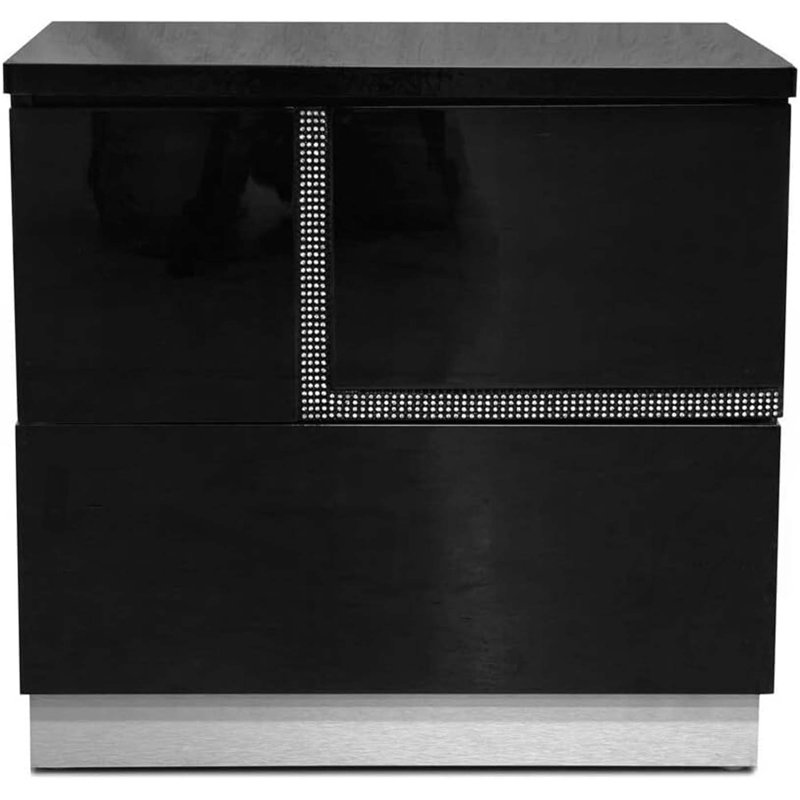 Table de chevet 2 tiroirs Modern