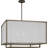 5 - Light Wood Dimmable Square / Rectangle Chandelier