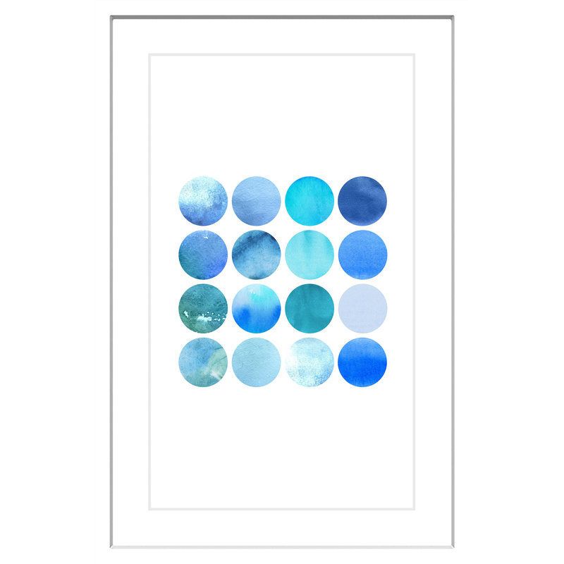 Dots - Cadre photo, impression sur papier, H 18 po x l 12 po x P 1,5 po