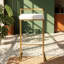 Tabouret de bar fixe en velours l 17,5 po x P 16 po x H 34 po Stacker (ensemble de 3)