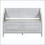 Banc de rangement en bois massif rustique avec charnière de sécurité et coussin amovible-133331771-133331775