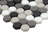 Milano 12" X 12" Glass Hexagon Mosaic Pattern Wall & Floor Tile-71107782