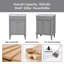 Ensemble de meuble-lavabo simple autoportant 24 po avec plateau en résine Conol-671759393