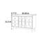 Armoire de rangement simple de style moderne