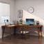 Walnut L-Shaped Solid Wood desk-111069090-111069092