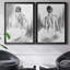 «Soft Silhouette V», ensemble de 2 reproductions sur toile-265539963-257790530-195628231