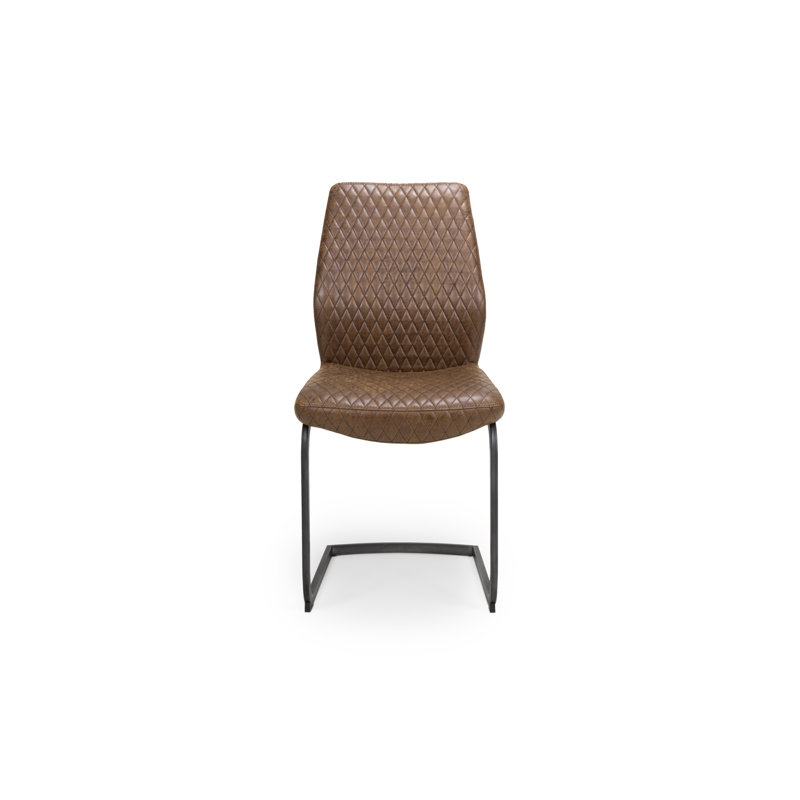 Rivero 50cm H Upholstered Side Chair, Antique Brown