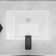 Lofeyo 21" Bathroom Vessel Undermounted Pure White Sink with Overflow, Rectangular