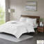 Édredon 100% coton tissé gaufré très grand / très grand - 3 pièces, lavable à la machine, boutons décoratifs en bois décoratifs, style contemporain, literie pour pièces, caractéristiques, chambre à coucher moderne,-121400113