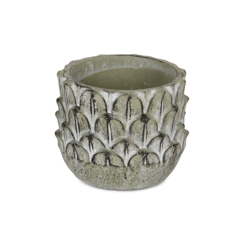 Handmade Urn Planter, 4.25" H x 5.25" W x 5.25" D
