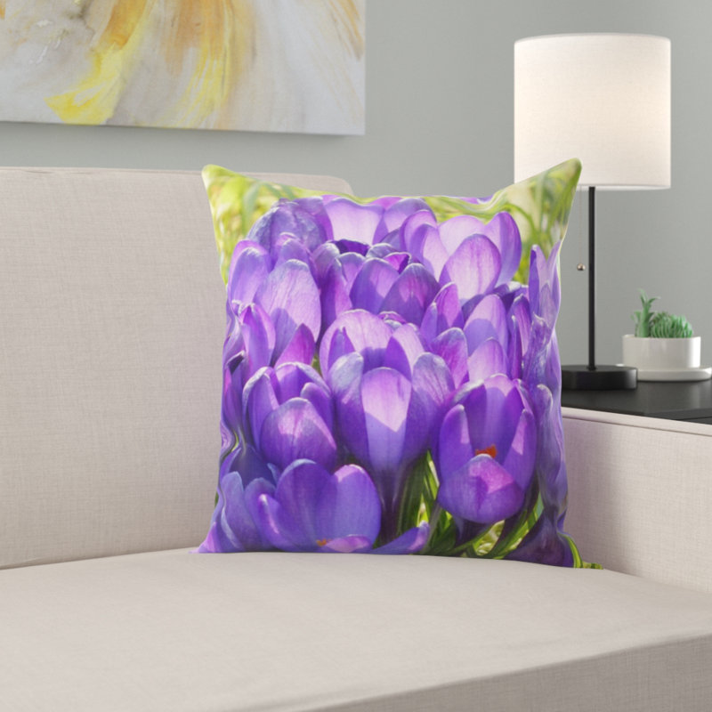 Microsuede Throw Pillow