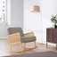 Linen Rocking Chair