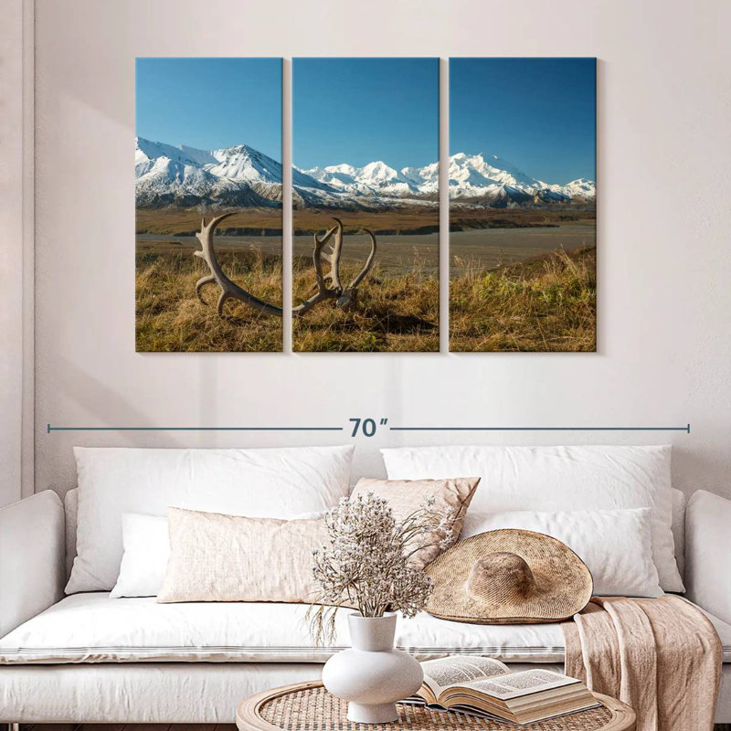 Alvord Denali Caribou Antlers, 32" H x 50" W