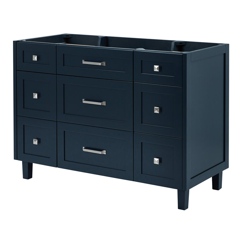 ARIEL Monroe 48 Single Bathroom Vanity Base Only, Blue