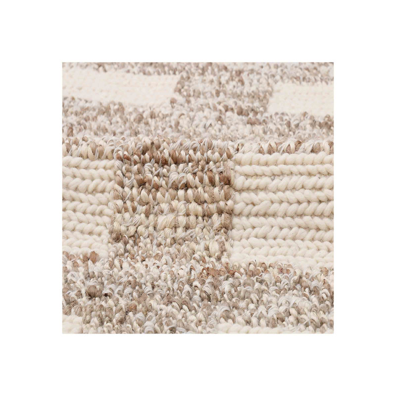 Tapis naturel tissé à la main à la main, Tapis de couloir 2 pi 6 po x 9 pi