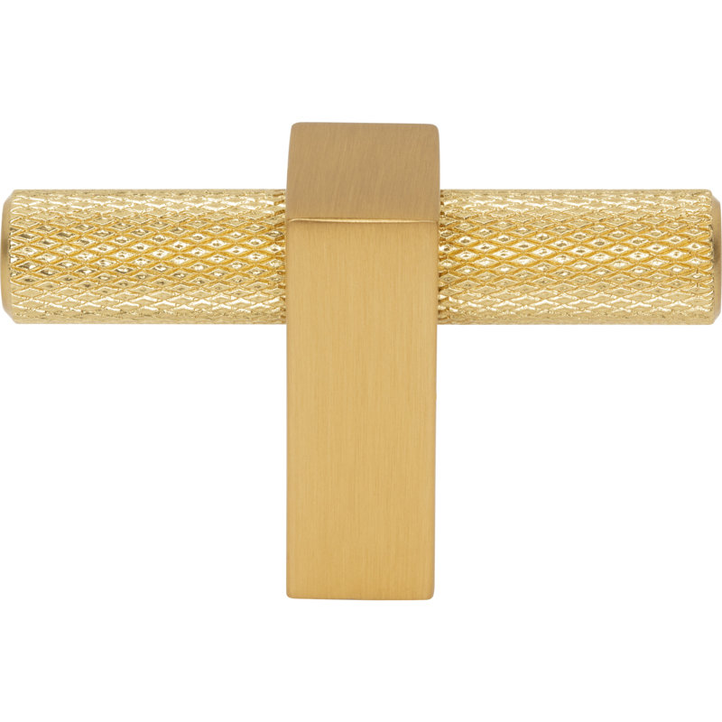 Larkin 3 Bar Knob, Brushed Gold