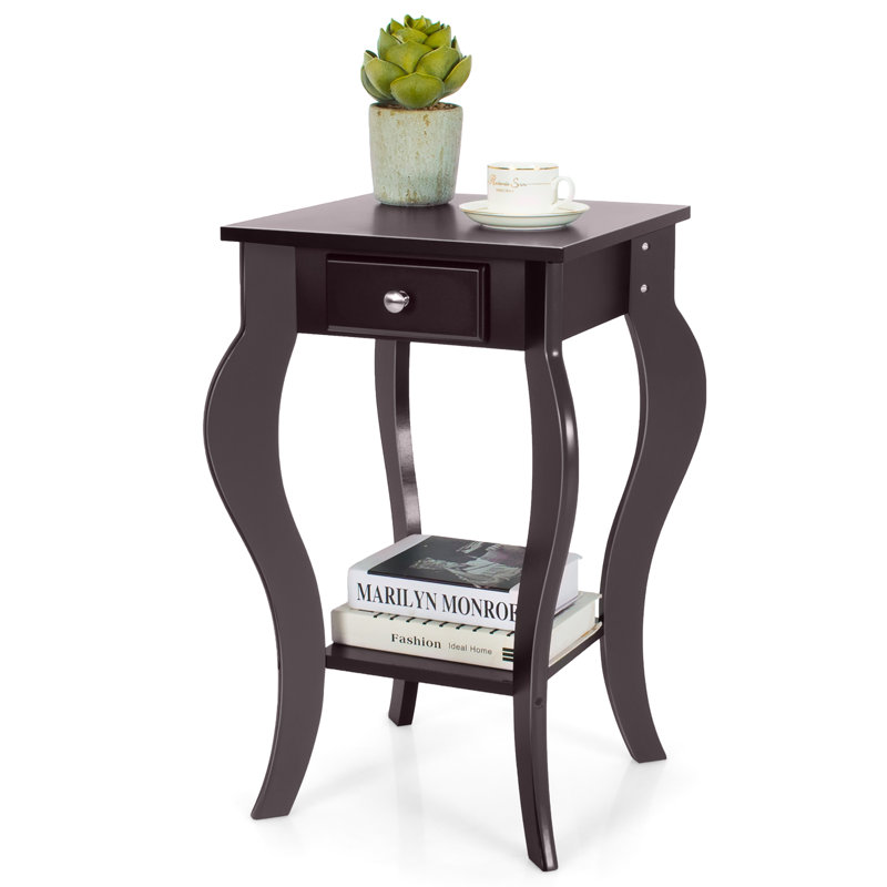 15.5'' W Nightstand, Brown