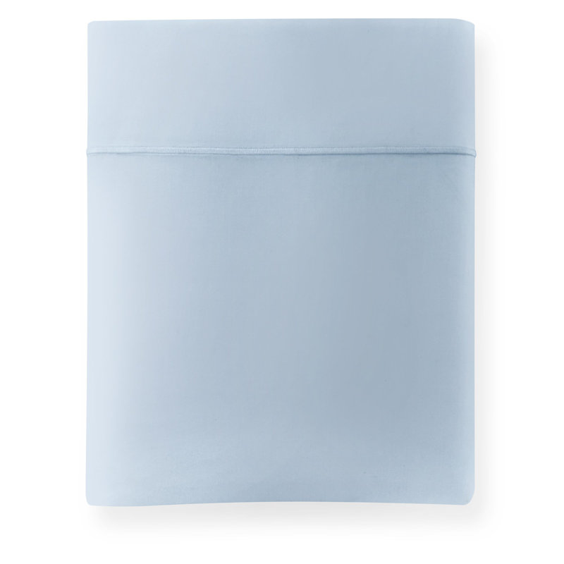 Twin Blue Cotton Sateen Bedding Set