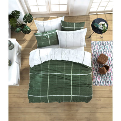 Ensemble de housse de couette 100% coton 3 pièces Janaesha