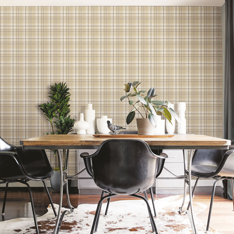 Posey 10m x 53cm Matte Paste the Wall Wallpaper Roll, Brown