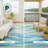 Machine Washable Indoor/Outdoor Chantille ACN2770 Coastal Rug-1023660436