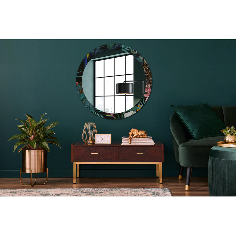 Huldar Glass Flat Wall Mirror