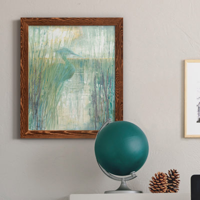 Morning Egret I - peinture sur toile encadrée