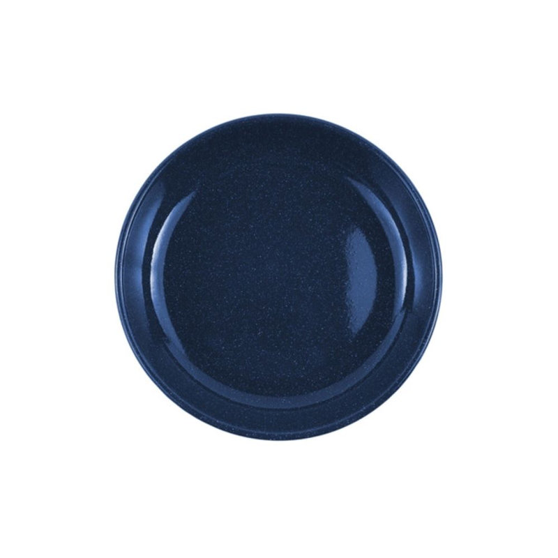 Crow Canyon Enamelware Stinson Pasta Plates	, Navy Blue