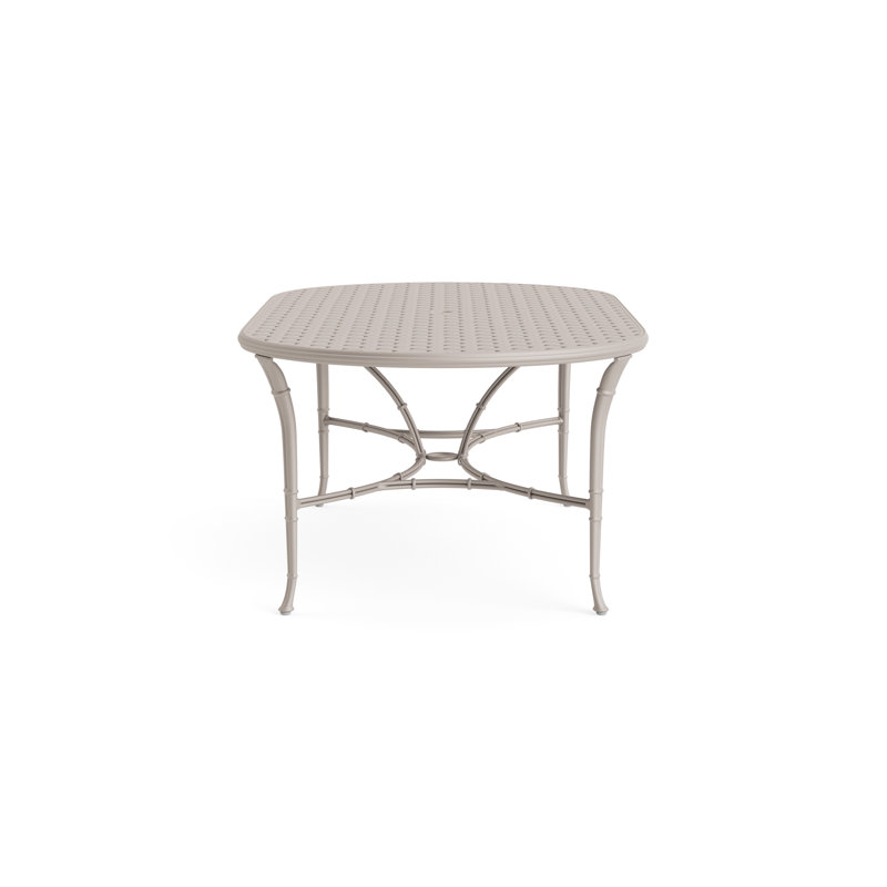 Calcutta Outdoor Oval Dining Table, Dove