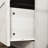 71'' H X 31.5'' W 2-Drawer Bookcase With Frosted Glass Doors