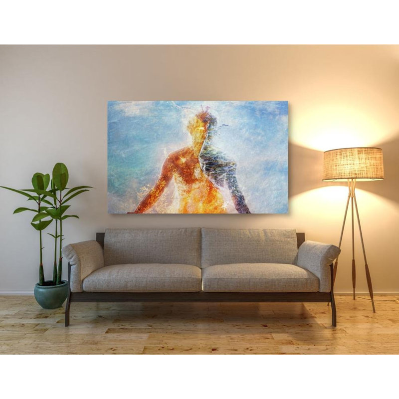 «Two Worlds» par Mario Sanchez Nevado - impression sur toile tendue, H 40 po x l 60 po x 1,5 po