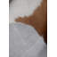 Tapis brun en cuir de vache véritable Nueva
