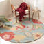 Tapis floral en laine crocheté à la main Emrick-17572055
