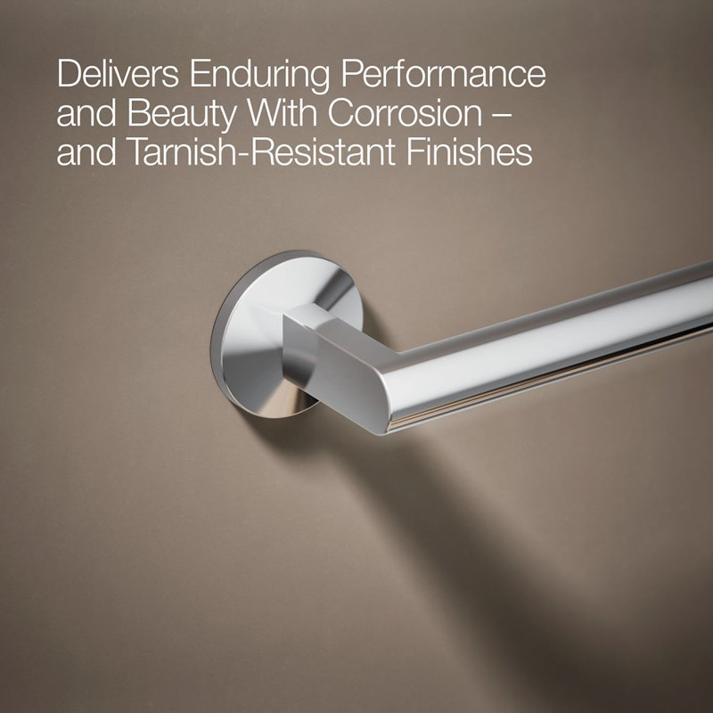 Components Towel Bar, Polished Chrome, 24"W