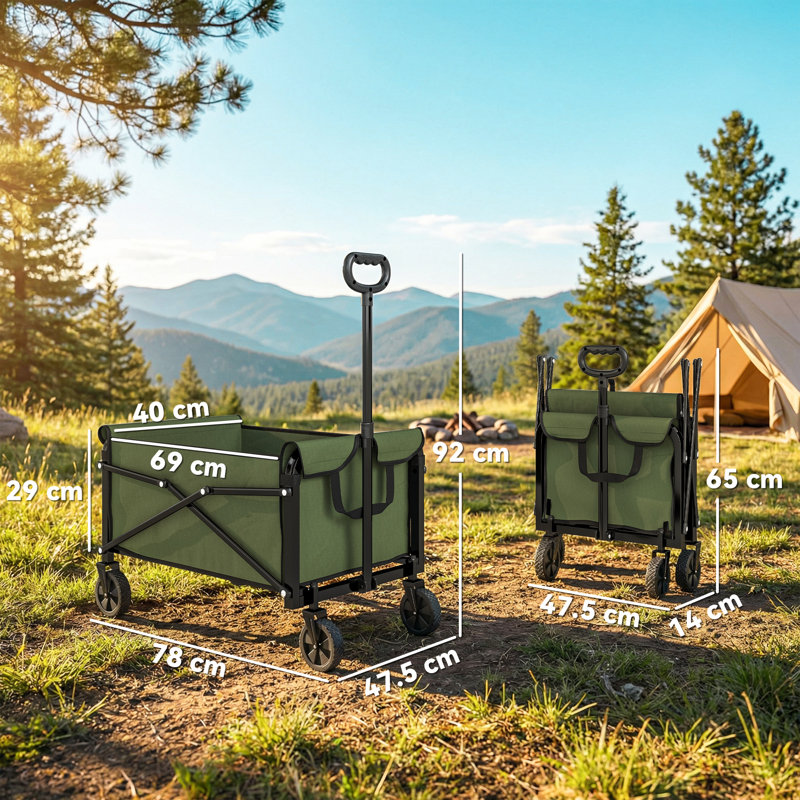 Camping Trailer, Green