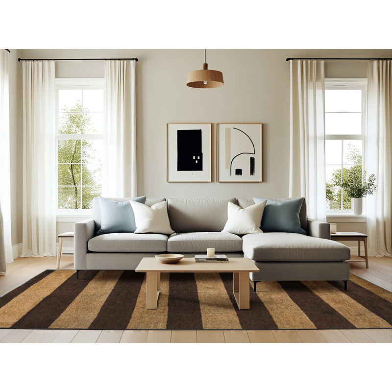 Tapis abstrait moderne 5288, Rectangle 6 pi x 9 pi