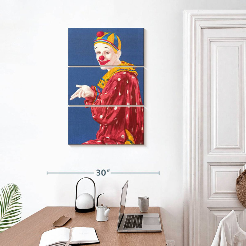 Leisha Clown, 32" H x 20" W