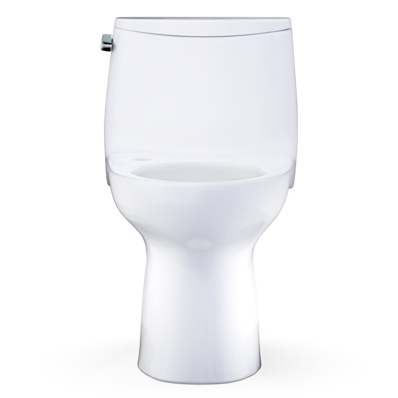 TOTO Ultramax One-Piece Elongated 1.6 GPF WASHLET+ and Auto Flush Ready Universal Height Toilet with CEFIONTECT, Cotton White - CST608CSFGAT40#01