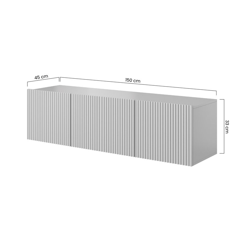 Allice Unfinished TV Stand for TVs up to 55", White