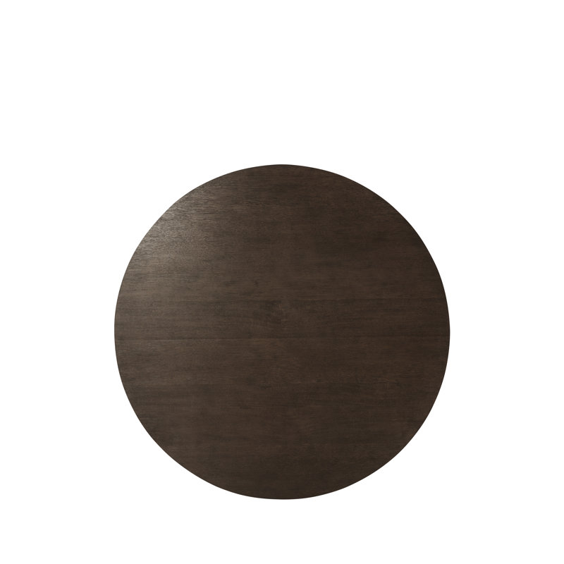 TA Studio No. 1 Round Dining Table, 30" H x 62.25" L x 62.25" W, Brushed Nickel, Anise