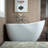 Aether 3 Handle Wall Roman Tub Faucet with Diverter-65725806