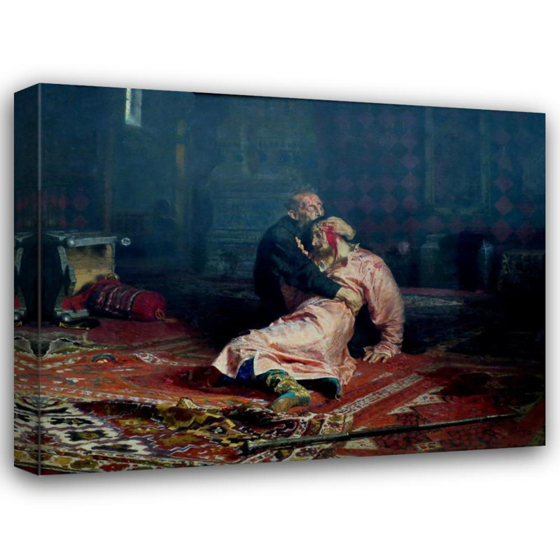 Ivan le Terrible et son fils, le 16 novembre 1581, H 19 po x l 24 po
